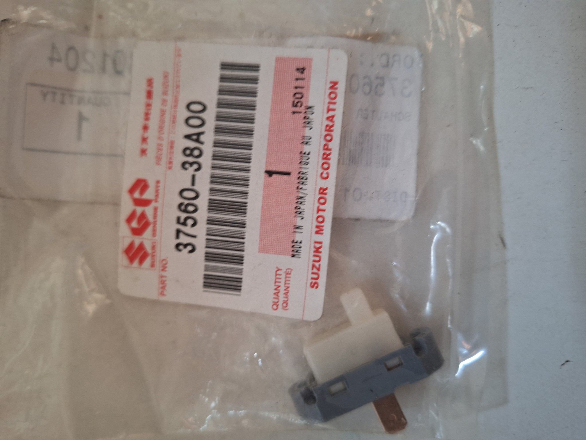 Picture of SUZUKI  SCHALTER  37560-38A00